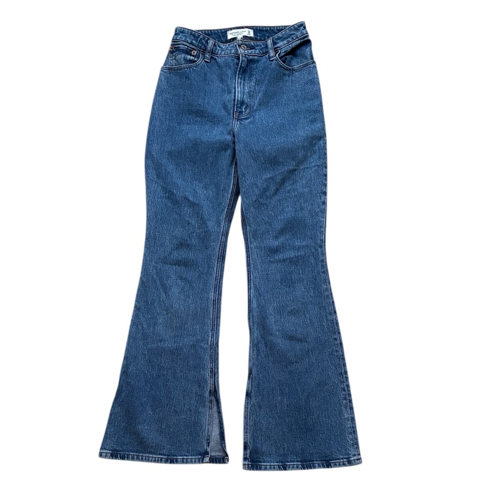 Abercrombie & Fitch Women’s Blue ’70s Vintage Flare Jeans Size 24 x 30”